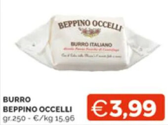 Mercatò BURRO BEPPINO OCCELLI gr.250 offerta