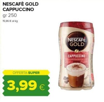 Oasi NESCAFÈ GOLD CAPPUCCINO gr 250 offerta