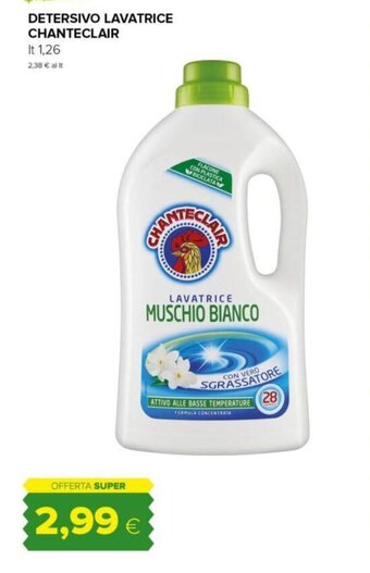 Oasi DETERSIVO LAVATRICE CHANTECLAIR lt 1,26 offerta