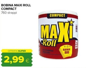 Oasi BOBINA MAXI ROLL COMPACT 760 strappi offerta