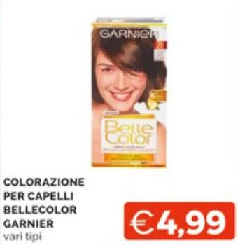 Mercatò COLORAZIONE PER CAPELLI BELLECOLOR GARNIER vari tipi offerta