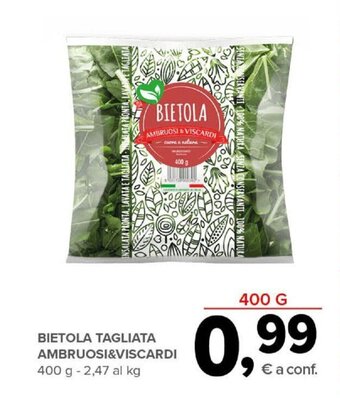 Todis BIETOLA TAGLIATA AMBRUOSI&VISCARDI 400 g offerta