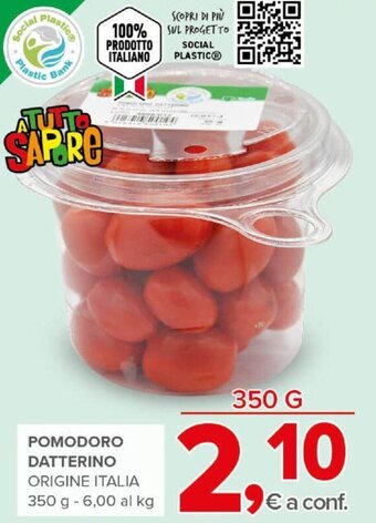 Todis POMODORO DATTERINO 350 g offerta