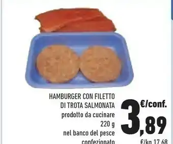 Conad Hamburger Con Filetto Di Trota Slamonata offerta