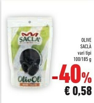 Conad Saclà Olive offerta