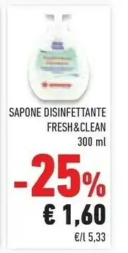 Conad Fresh & Clean Sapone Disinfettante offerta