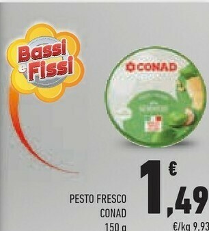 Conad Conad - Pesto Alla Genovese 150 G(ml) offerta