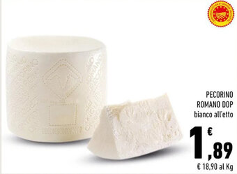 Conad PECORINO ROMANO DOP bianco offerta