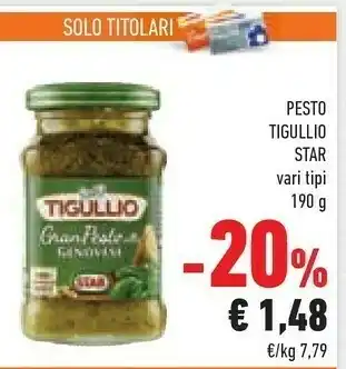 Conad Star Pesto Tigullio offerta