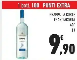 Conad Franciacorta Grappa La Corte 40 offerta