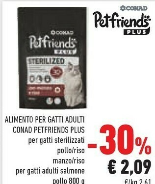 Conad Cibo per cani offerta