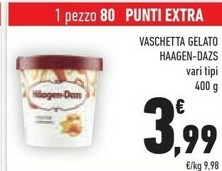 Conad Haagen-Dazs Vaschetta Gelato offerta