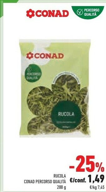 Conad Conad Rucola Percorso Qualita offerta