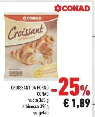 Conad Croissant offerta
