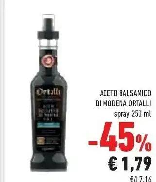Conad Ortalli Aceto balsamico offerta