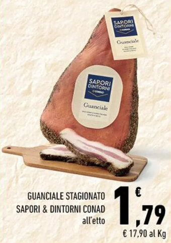 Conad GUANCIALE STAGIONATO SAPORI & DINTORNI CONAD offerta
