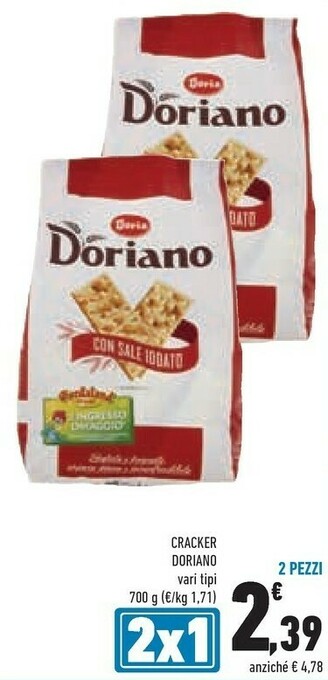 Conad Crackers offerta