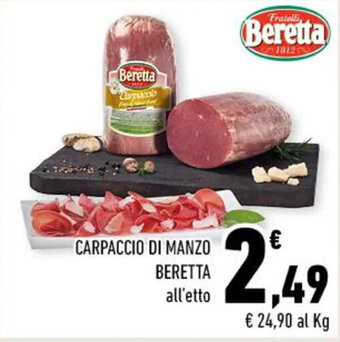 Conad CARPACCIO DI MANZO BERETTA offerta