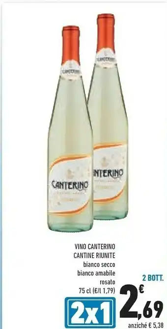 Conad Cantinè Vino bianco offerta