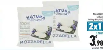 Conad Sabelli Mozzarella offerta