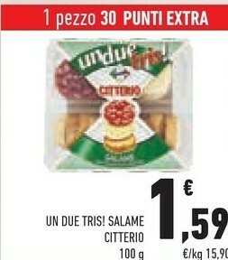 Conad Citterio Salame offerta