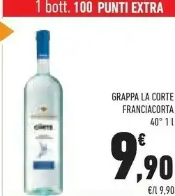 Conad Franciacorta Grappa offerta