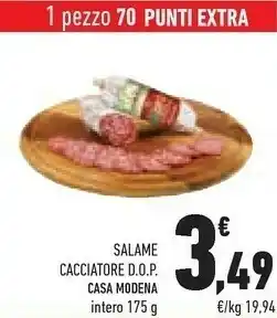Conad Casa Modena Salame offerta