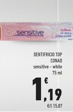 Conad Dentifricio offerta
