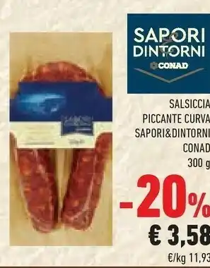 Conad Sapori Salsicce offerta