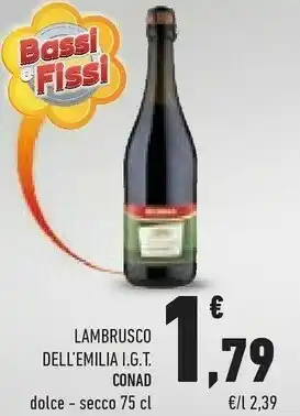 Conad Dell Lambrusco offerta