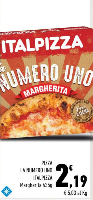 Conad PIZZA LA NUMERO UNO ITALPIZZA Margherita 435g offerta