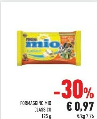 Conad Mio Formaggini offerta