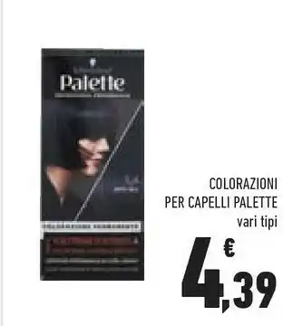 Conad Palette Tinte capelli offerta