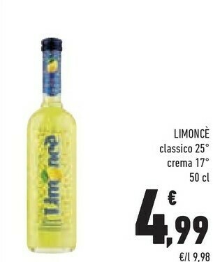 Conad Limoncè Limoncello offerta