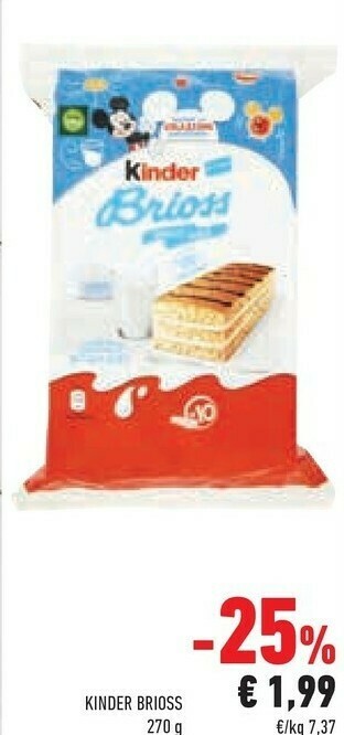Conad Kinder Brioss offerta