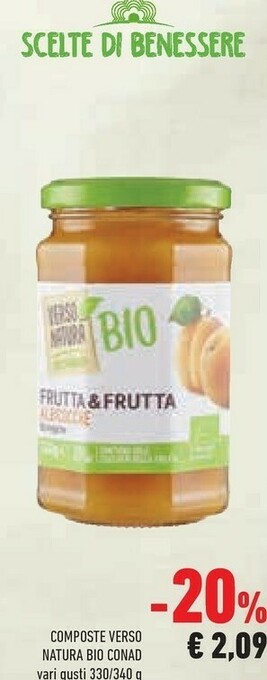 Conad Natura bio Marmellata offerta