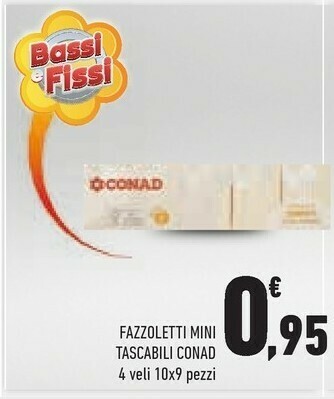 Conad Fazzoletti offerta