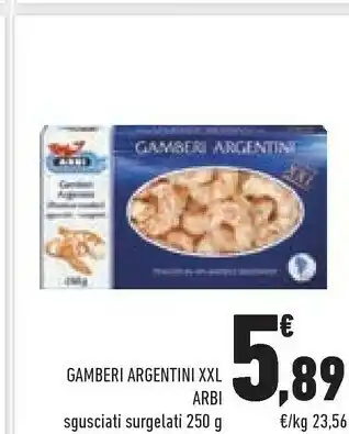 Conad Arbi Gamberi offerta