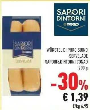 Conad Superstore Sapori Wurstel offerta