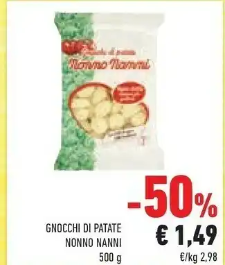 Conad Superstore Nonno Nanni Gnocchi di patate offerta