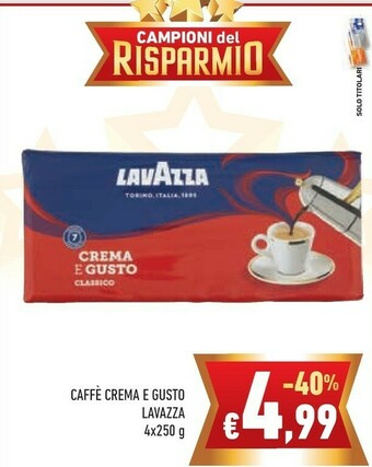Conad Superstore Lavazza Caffè offerta