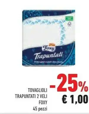 Conad Superstore Foxy Tovaglioli offerta