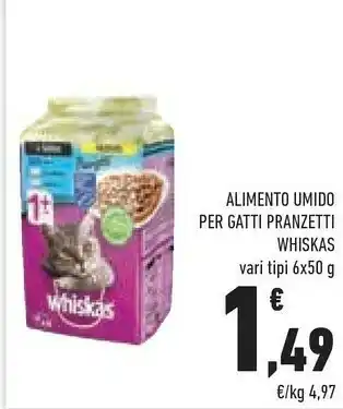 Conad Superstore Whiskas Cibo per gatti offerta