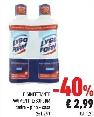 Conad Superstore Lysoform Pulizie di casa offerta