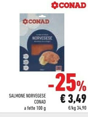 Conad Superstore Salmone affumicato offerta