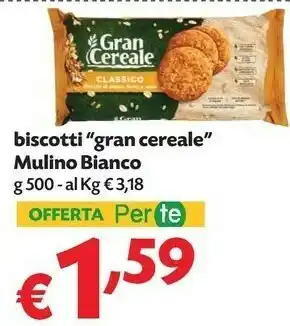 Pam Mulino Bianco Classico Gran Cereale 500 G(ml) offerta
