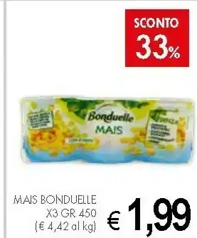Crai Bonduelle Natura In Padella Mais, Carote E Fagiolini 450 G(ml) offerta