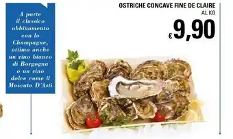 Ostriche Concave Fine De Claire