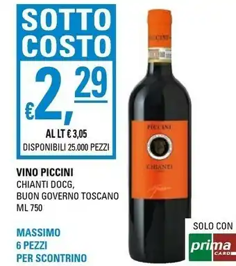 Basko Piccini Chianti offerta