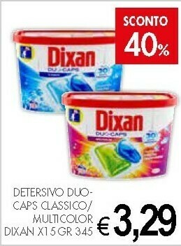 Crai Dixan Detersivo Lavatrice offerta